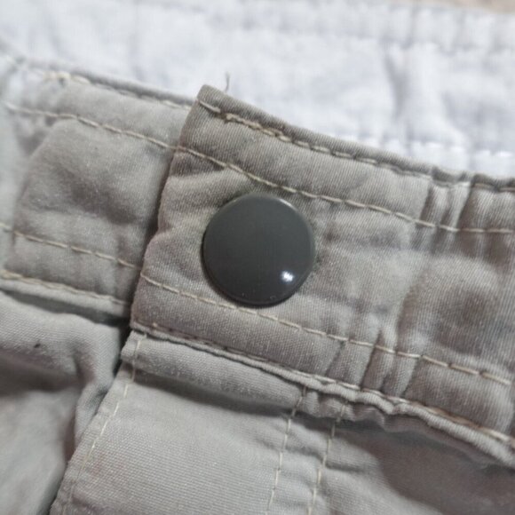 Vintage Billabong Swim Shorts 32 Gray Pink Nylon 5" Made in USA 90s - Picture 11 of 11